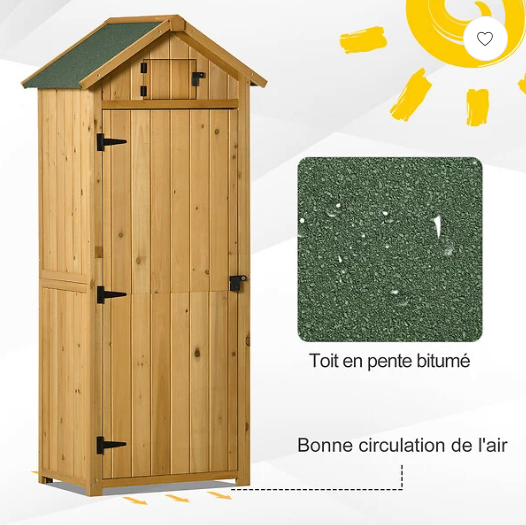 Garden Storage Shed Cabinet