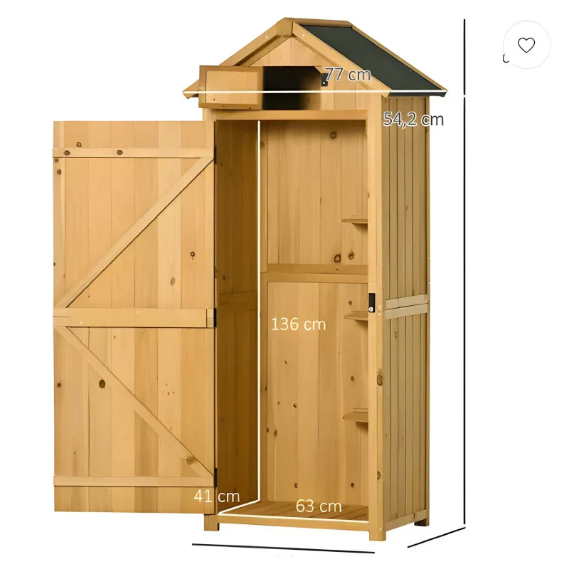 Garden Storage Shed Cabinet