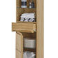 Solid Oak Bathroom Storage Cabinet