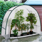 Half Moon Greenhouse 79 x 31 x 67 Inch Plant Cover for Winter Protection