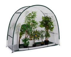 Half Moon Greenhouse 79 x 31 x 67 Inch Plant Cover for Winter Protection