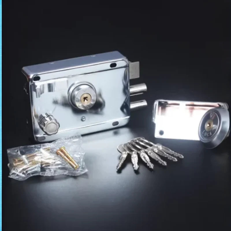 Exterior Iron Door Locks Heavy Duty Weatherproof