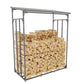 Firewood Rack 51x65 Inch Heavy Duty Wood Log Holder Outdoor Fireplace Storage