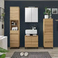 Solid Oak Bathroom Storage Cabinet