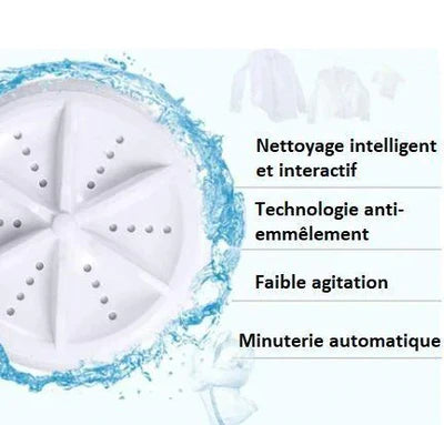 2-in-1 Portable Ultrasonic Cleaner Compact Jewelry and Gadget Cleaner