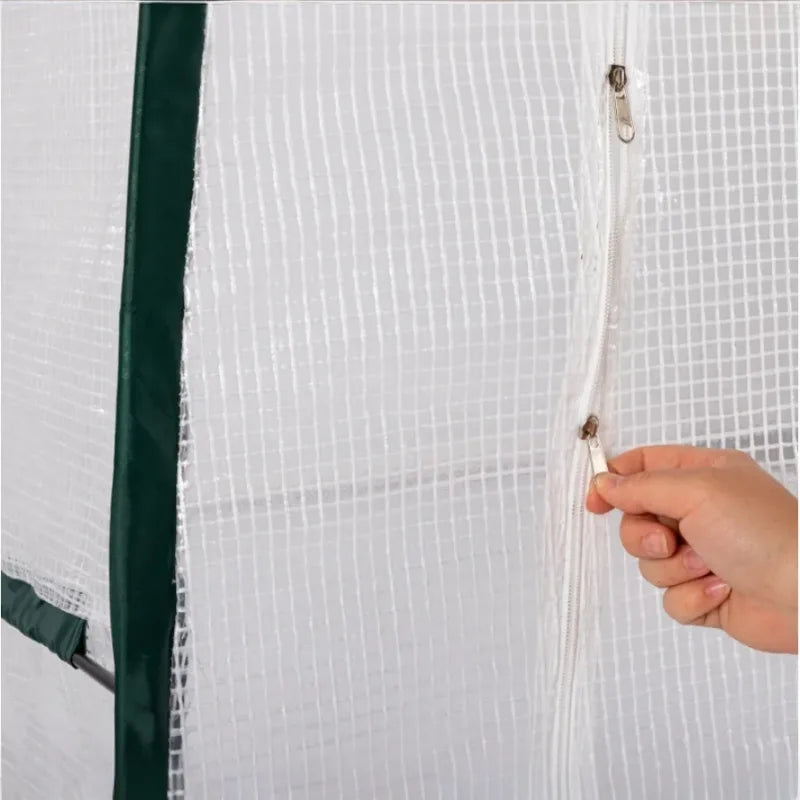 Half Moon Greenhouse 79 x 31 x 67 Inch Plant Cover for Winter Protection