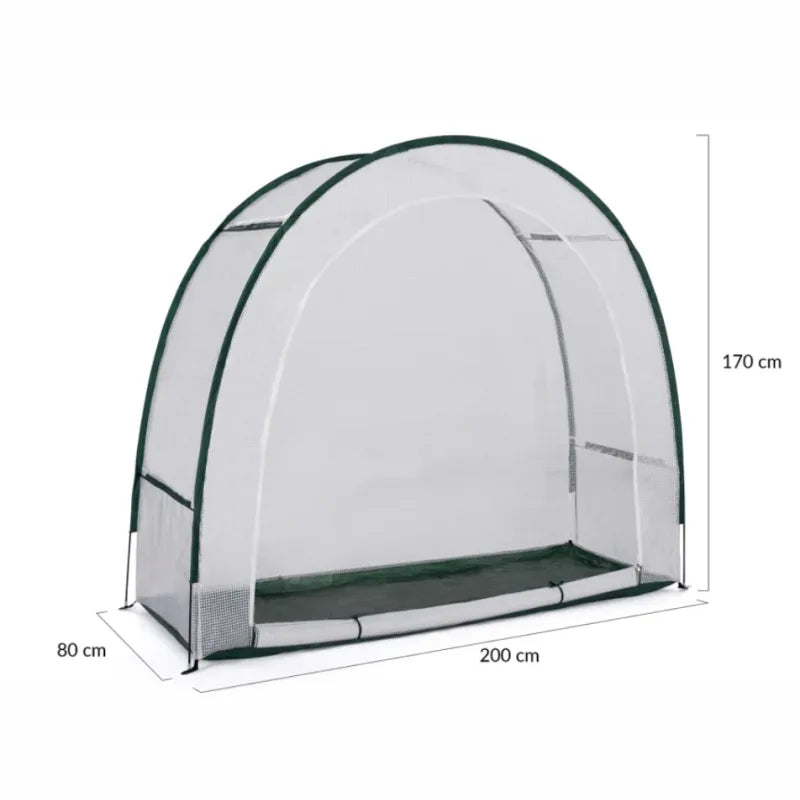 Half Moon Greenhouse 79 x 31 x 67 Inch Plant Cover for Winter Protection