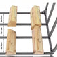 Firewood Rack 51x65 Inch Heavy Duty Wood Log Holder Outdoor Fireplace Storage