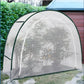 Half Moon Greenhouse 79 x 31 x 67 Inch Plant Cover for Winter Protection