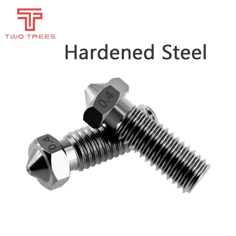 Hardened Steel Volcano Nozzle for 3D Printing High Performance Extruder Tip